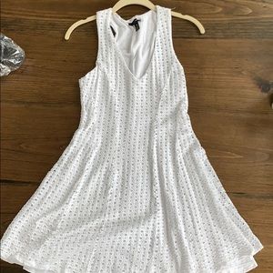 Eyelet skater dress
